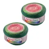 2 x 250g Farbverlaufsgarn Rainbow 08 Produktbild-Vorschau