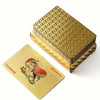 Karty do gry złote gold plastikowe wodoodporne 54 karty do Podgląd zdjęcia produktu 3