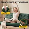 2-Sitzer skandinavisches Sofa aus Kunstleder, mit Produktbild-Vorschau 4