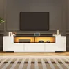 OKWISH Meuble TV Lowboard, Avec LED via Application, Deux Voir les images du produit 3