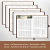 Chäff-Timer Deluxe 2026 / A5 / Cognac / Häfft-Verlag Produktbild-Vorschau 5