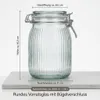 set di 6 vasi da conserva 1500 ml scanalati con tappo a Anteprima dell’immagine prodotto 6