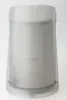 A translucent gray water tank with small raised bubbles, sitting on a matching base against a white background. Produktbild-Vorschau