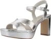 Tamaris Damen Sandalette, Silber-Gold Metallic, 38 EU, Produktbild-Vorschau 6