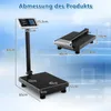 COSTWAY Digitale Plattformwaage 300kg/50g, Paketwaage mit Produktbild-Vorschau 3