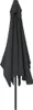 vidaXL Ombrellone con asta in metallo 300x200 cm nero Anteprima dell’immagine prodotto 4