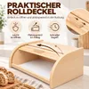 BAS Brotkasten aus Buchenholz Natur Groß  40 x 29 x 18 cm – Produktbild-Vorschau 3