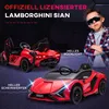 HOMCOM Kinderfahrzeug 12V 2 Fahrmodi Lamborghini SIAN Produktbild-Vorschau 7
