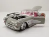 Jada Toys 253255041 Chevrolet Corvette 1957 szary z figurką Podgląd zdjęcia produktu 4