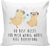 Mr. & Mrs. Panda Sofakissen Mops Verliebt - Weiß - Produktbild-Vorschau 1