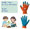 12 x Arbeitshandschuhe Kinder Latex Gartenhandschuhe Kinder Produktbild-Vorschau 2