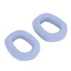 Two blue ear pads for headphones are shown on a white background. Náhled obrázku produktu