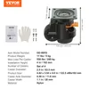 VEVOR set di 4 rotelle girevoli φ63,5 mm rotelle per mobili Anteprima dell’immagine prodotto 7