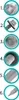 A collage of close-up images of different types of screws and fasteners, numbered 1 through 6. Produktbild-Vorschau