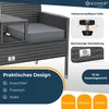 KESSER® Polyrattan Gartenbank 2-Sitzer Bank mit Produktbild-Vorschau 5