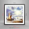 Gerahmtes Poster - Schwarzer Rahmen - Fischer Schiff Fan - Produktbild-Vorschau 5
