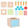 Woopie Tiroir Éducatif En Bois Vert 4-en-1 Montessori Voir les images du produit 10