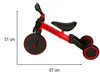 Trike Fix Mini běžecká tříkolka 3v1 s pedály červená Náhled obrázku produktu 11