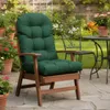Coussins pour fauteuils à bascule d'extérieur avec sangles, Voir les images du produit 1