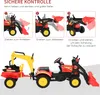 Trettraktor mit Anhänger – Frontlader, verstellbare Produktbild-Vorschau 6