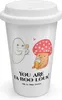 Mr. & Mrs. Panda Thermobecher Halloween Zauber - Weiß - Produktbild-Vorschau 1