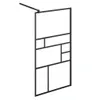 Duschwand für Begehbare Dusche mit Klarem ESG Glas 90x195 Produktbild-Vorschau 4