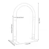 Grote bruiloftboog, 2,2 x 1,5 meter, metalen rozenboog, Productafbeelding-voorbeeld 16