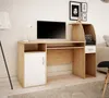 Bureau PC MARIUSZ – chêne sonoma / blanc Voir les images du produit 1