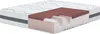 A cross-section of a mattress showing its internal layers. Voir les images du produit