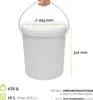 Seaux Garronda avec couvercle, 16 litres, 20 pièces, pour Voir les images du produit 3