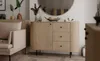 AX LIVING Commode Halay chene Cremona, 1 porte et 3 tiroirs Voir les images du produit 9