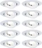 Paulmann LED Einbauleuchte 10er-Set schwenkbar Produktbild-Vorschau 2