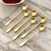 6er Set goldene Latte-Kaffeelöffel aus hochwertigem Produktbild-Vorschau 4