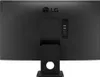 The back of a black LG monitor is shown, with ports visible. Produktbild-Vorschau