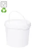 BenBow Eimer mit Deckel 3L x10 Weiß - lebensmittelecht, Produktbild-Vorschau 4