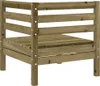 Divani da giardino angolari 2 pz. Legno di pino impregnato Anteprima dell’immagine prodotto 7