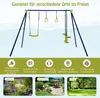 Kinderschaukel 3-in-1-Schaukelständer aus Metall 278 x 142 Produktbild-Vorschau 2