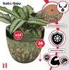 KOTARBAU® Blumenkübel Höhe 26 cm ⌀ 30 cm Blumentopf Grün Produktbild-Vorschau 4