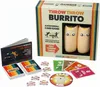 A product shot of the board game "Throw Throw Burrito" with its components spread out. Podgląd zdjęcia produktu