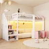 Lit superposé Merax 90 x 200 cm avec armoire de rangement, Voir les images du produit 4