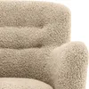 Casa Padrino Luxus Sessel Sandfarben / Schwarz 87 x 86 x H. Produktbild-Vorschau 5