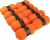 A pack of orange yarn balls arranged in rows. Produktbild-Vorschau