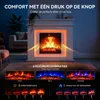 HOMAVO elektrische sfeerhaard – elektrische haard met Productafbeelding-voorbeeld 3