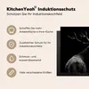KitchenYeah© Herdabdeckplatte Hirsch - Schwarz - Porträt - Produktbild-Vorschau 6