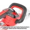 HECHT 6020 Heckenschere Akku 45cm Schnittlänge 20V 2,5Ah Produktbild-Vorschau 7