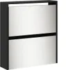 vidaXL Scarpiera con specchio 5 scomparti nero 63x17x169,5 Anteprima dell’immagine prodotto 7