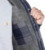 Carhartt Heavyweight Flannel Sherpa Hemd (niebieski, S) Podgląd zdjęcia produktu 9
