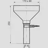 SANIT Anschlussrohr 250x40 mit Auffangtrichter Produktbild-Vorschau 7