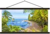 MuchoWow® Textilposter Strand - Amerika - Palmen 150x75 cm Produktbild-Vorschau 1
