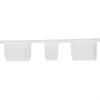 Embouts ( 2 pièces ) pour rail de rideau aluminium - blanc Voir les images du produit 4